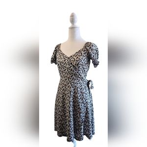 Hollister Floral Wrap Dress